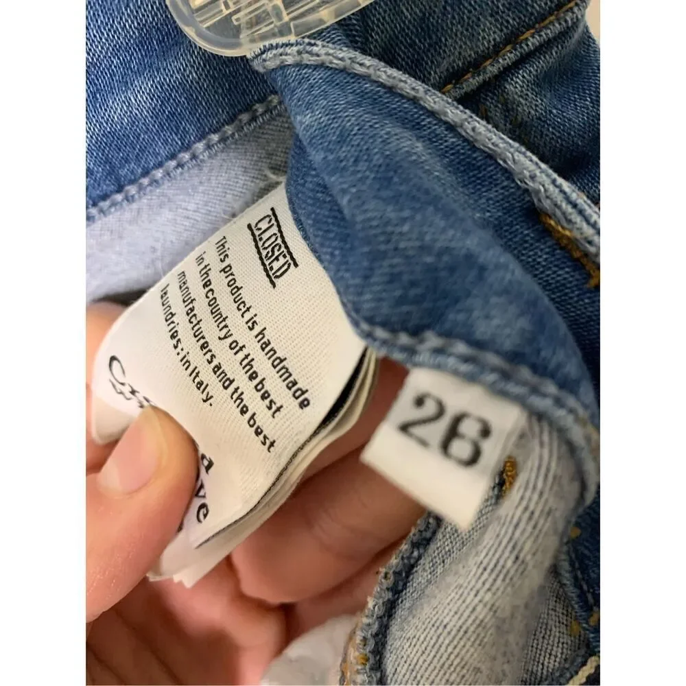 CLOSED Italy Skinny Pusher jeans women's size 26
